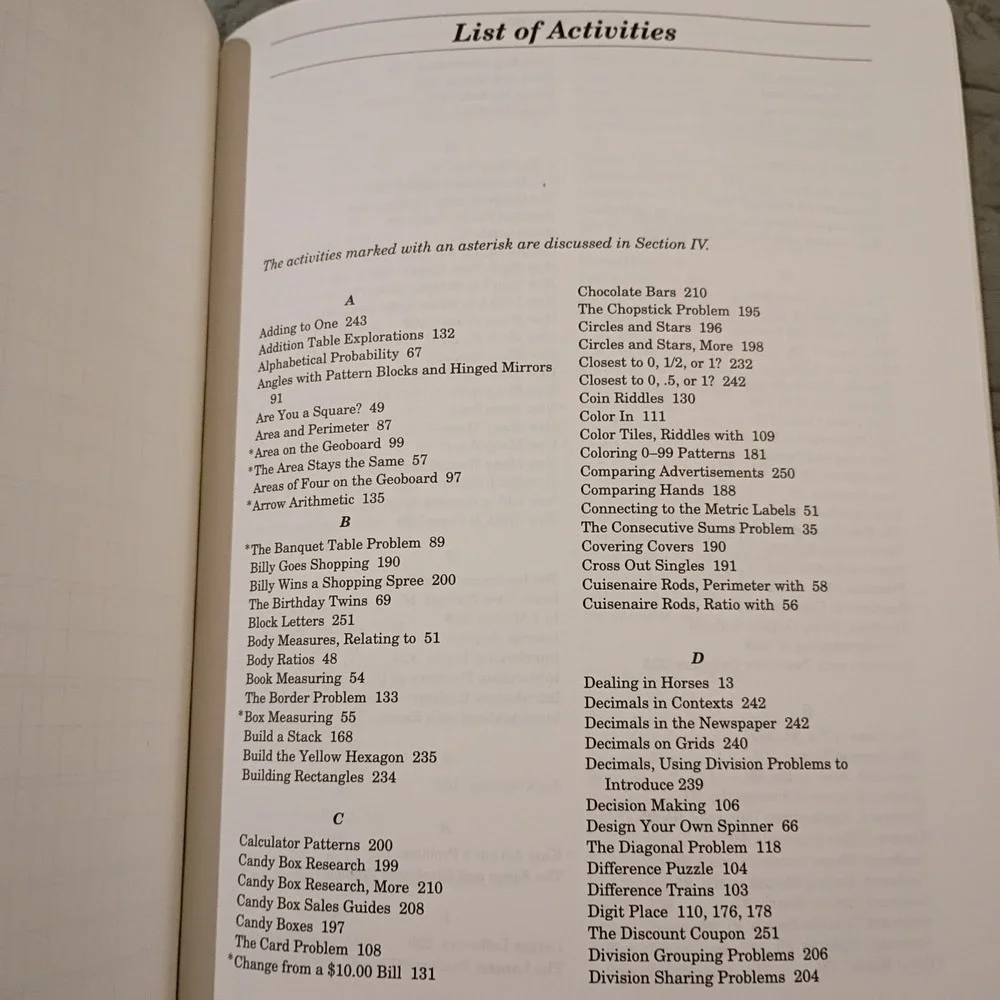 About Teaching‎ Mathematics : A K-8 Resource by Marilyn Burns 2000 Homeschool